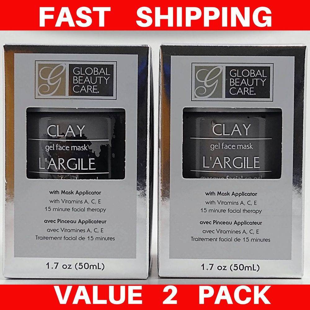Premium Clay Gel Face Mask - Set of 2 X 1.7oz